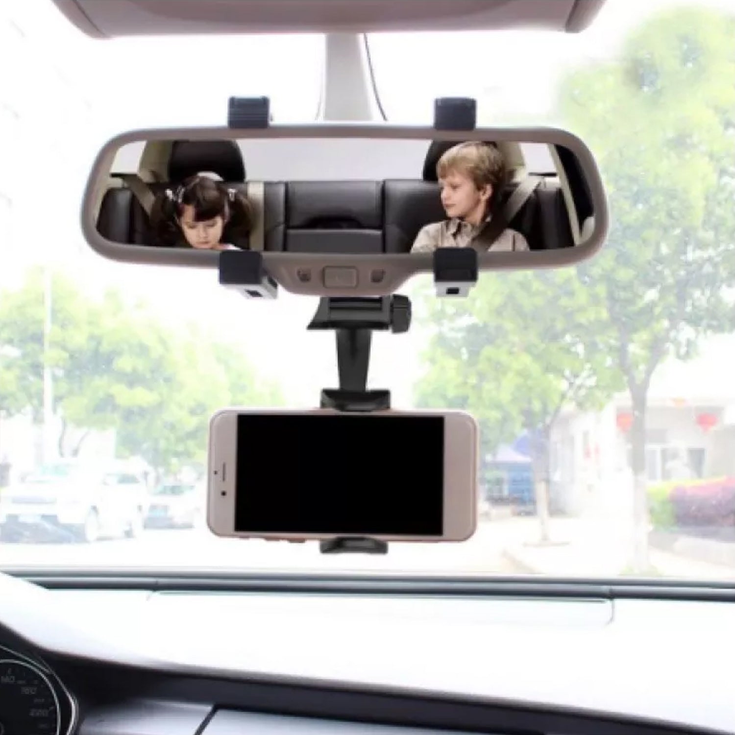 6279 Rear View Mobile Holder Universal Vehicle Rear View Mirror Mobile phone Mount Stand 6279 Rear View Mobile Holder Universal Vehicle Rear View Mirror Mobile phone Mount Stand